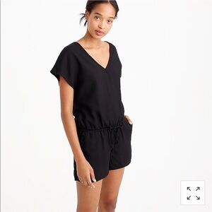 JCrew Drapey V Neck Romper